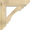 Ekena Millwork Olympic Slat Rough Sawn Bracket w/ Offset Brace, Douglas Fir, 8"W x 30"D x 30"H BKT0806X30X30OLY06RDF - alternate 2